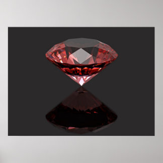 Affiches Ruby à diamant rouge