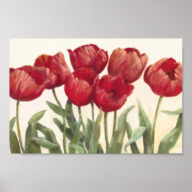 Affiches Ruby Tulips (Devant)