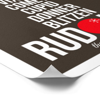 Affiches Rudolph Simple Print