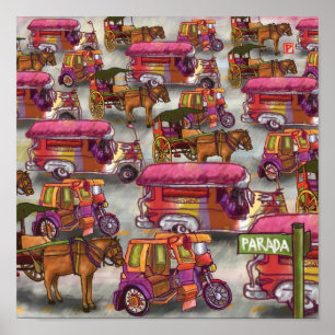 Affiches Rue asiatique occupée