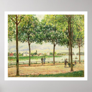 Affiches Rue d'Alfred Sisley des chataîgners