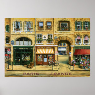 Affiches Rue De Paris de Les