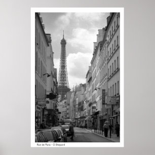 Affiches Rue De Paris - G Shepard