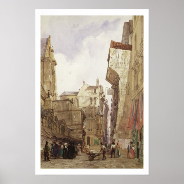 Affiches Rue des Pretes, St Germain L'Auxerrois, Paris (Devant)