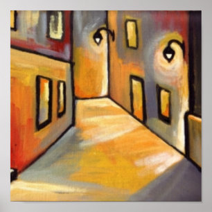 AFFICHES RUE LA NUIT