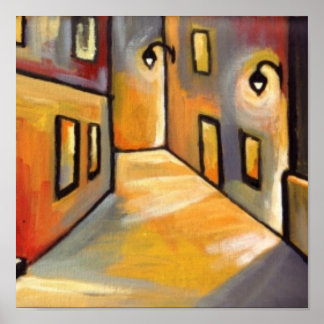 AFFICHES RUE LA NUIT