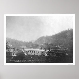 Affiches Rue principale dans Chitina, Alaska 1916