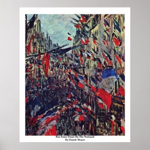 Affiches Rue Saint-Denis Sur La Nationale Par Claude Monet