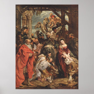 AFFICHES RUEBENS-THE ADORATION OF THE MAGI-PRINT