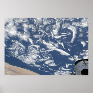 Affiches Rues de vortex de nuage outre de la côte