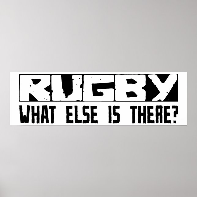 Affiches Rugby Qu'Y A-T-Il D'Autre ? (Devant)