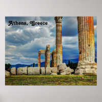 Ruines antiques à Athènes Grèce