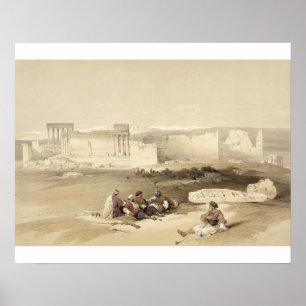 Affiches Ruines de Baalbec, 5 mai 1839, plaque 77 de Volu