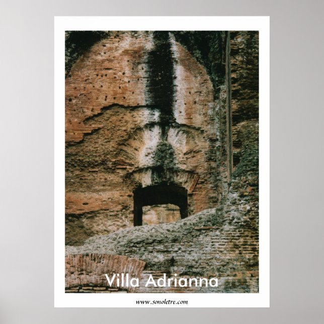 Affiches Ruines de la Villa Adrianna (Devant)