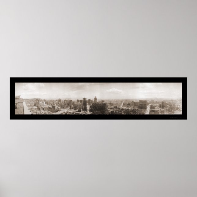 Affiches Ruines de San Francisco Photo 1906b (Devant)