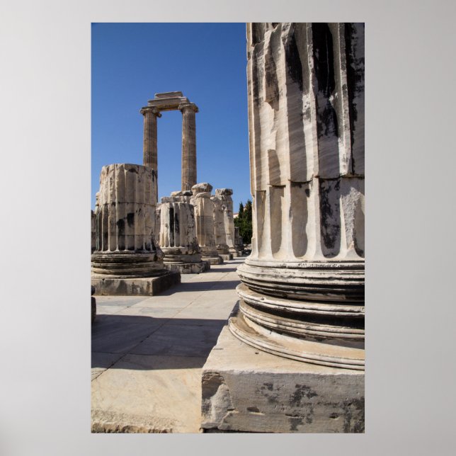 Affiches Ruines des temples grecs antiques (Devant)