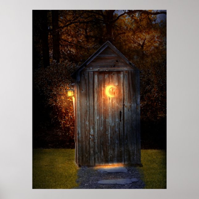 Affiches Rural - Outhouse - do the necessary (Devant)