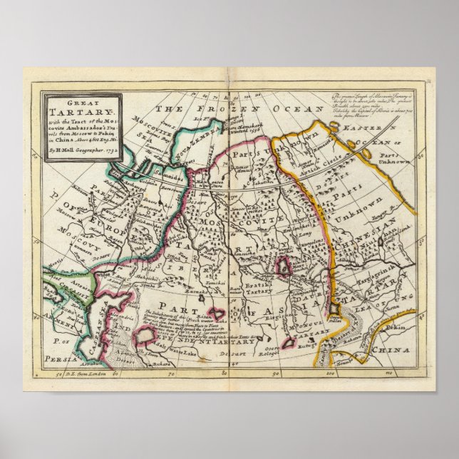 Affiches Russie, Kazakhstan, Asie (Devant)