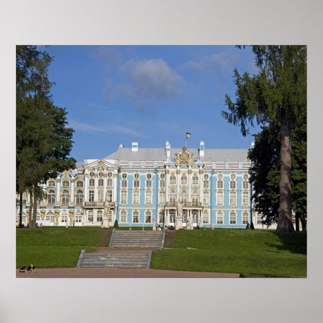 Affiches Russie, Saint-Pétersbourg, Palais de Catherine (au (Devant)