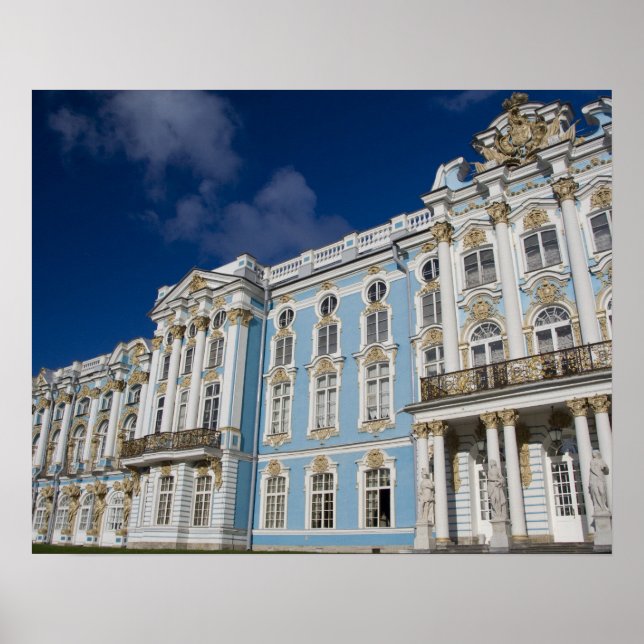 Affiches Russie, Saint-Pétersbourg, Palais de Catherine (au (Devant)