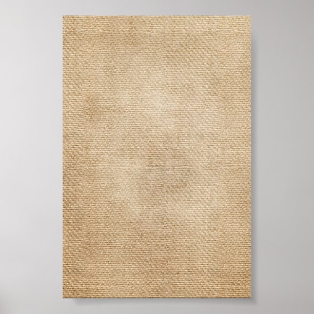 Affiches Rustic Burlap Arrière - plan (Devant)