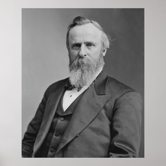 Affiches Rutherford B. Hayes Portrait par Mathew Brady (Devant)