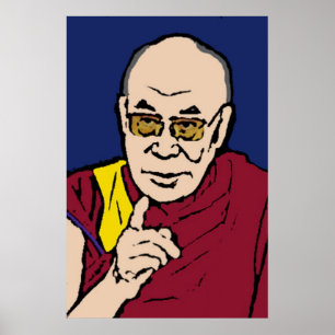 Affiches Sa sainteté Dalai Lama