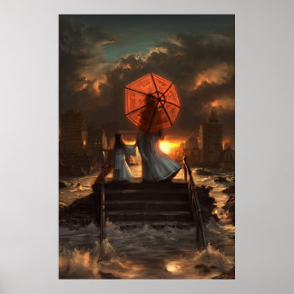 Affiches Sa silhouette silencieuse