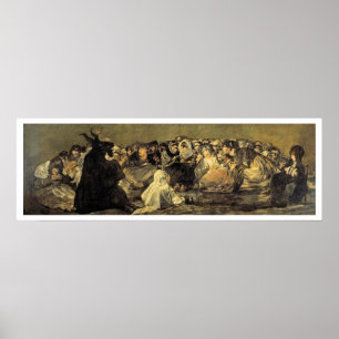 Affiches Sabbat des sorcières de Francisco Goya