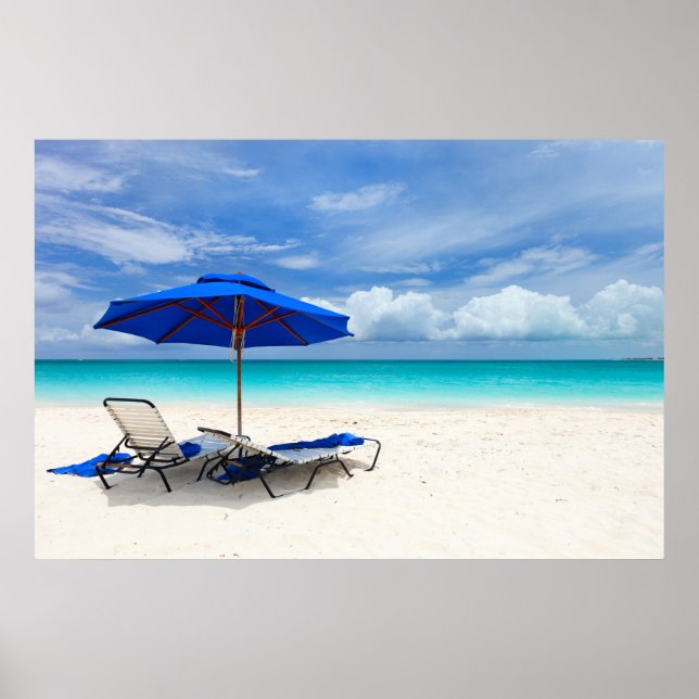 Affiches Sable blanc vert (Devant)