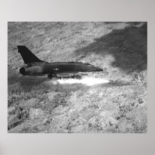Affiches Sabre F-100 superbe