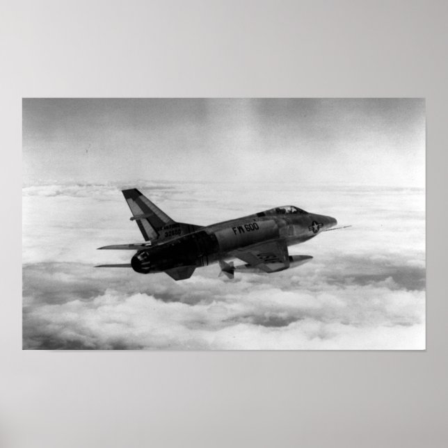 Affiches Sabre F-100 superbe (Devant)