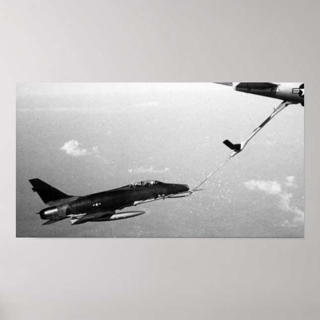 Affiches Sabre F-100 superbe (Devant)