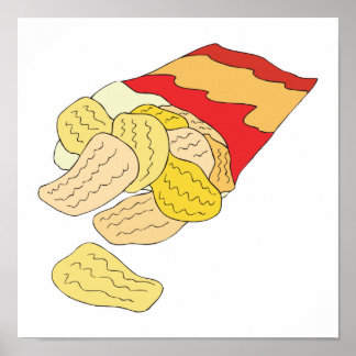 Affiches sac de chips