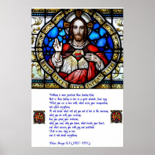 Affiches Sacred Heart and Arrupe Prayer