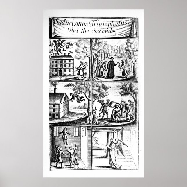 Affiches Saducismus Triumphatus, deuxième partie (Devant)