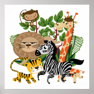 Affiches Safari animal