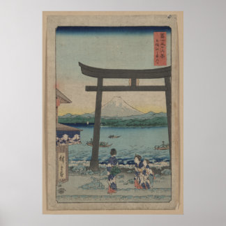 Affiches Sagami Enoshima - 1858