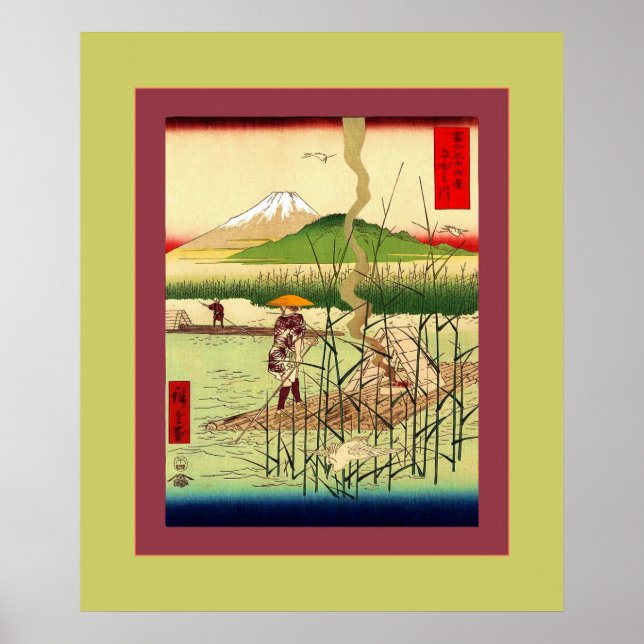 Affiches Sagami River ~ Japonais Vintage (Devant)