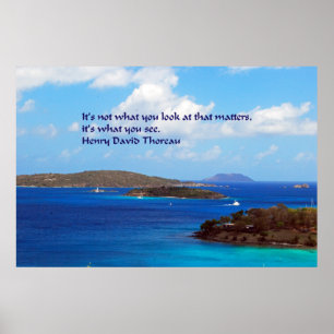 Affiches Sagesse de Thoreau