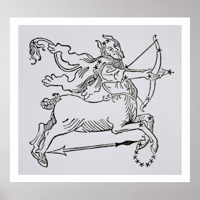 Affiches Sagittarius (le Centaur) une illustration de (Devant)