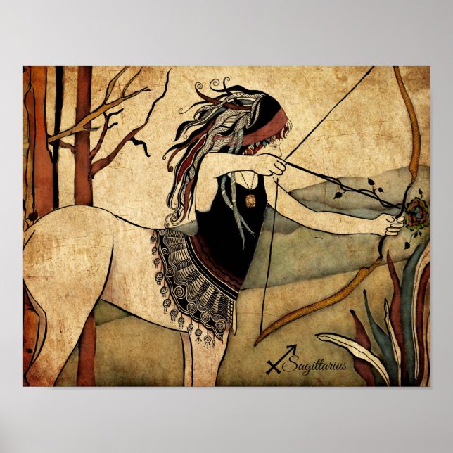 Affiches Sagittarius Zodiac (Devant)