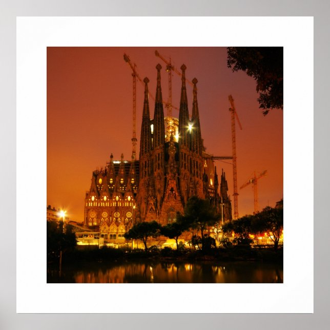 Affiches Sagrada Familia, Barcelone - Espagne (Devant)