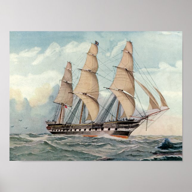 Affiches Sailing Frigate Duncan Dunbar (Devant)