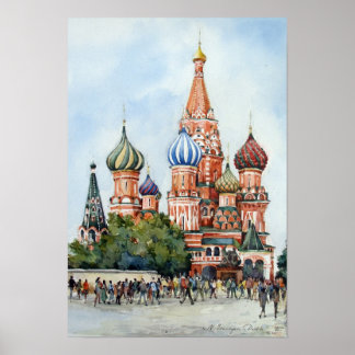 Affiches Saint Basil - Moscou