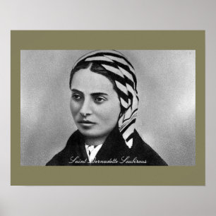 Affiches Saint Bernadette Soubirous