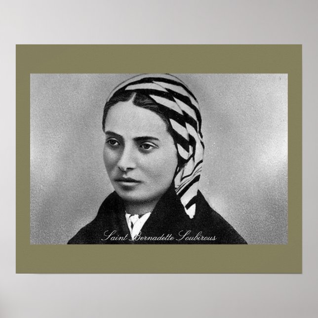 Affiches Saint Bernadette Soubirous (Devant)