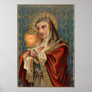 Affiches Saint Clare d'Assisi