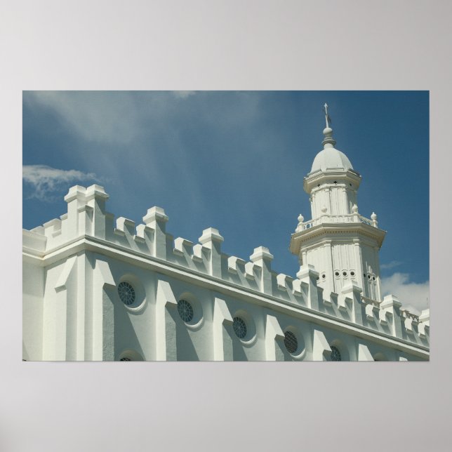 Affiches saint george Utah, temple LDS (Devant)