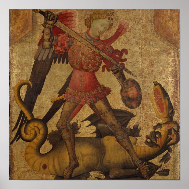 Affiches Saint Michael et le Dragon (Devant)